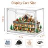Freebat Stackable Storage Bins, Clear Acrylic Display Case, 5-Pack Acrylic Boxes with Lids, Clear Storage Containers Storage for Handbags, Collectibles & Figures view 2