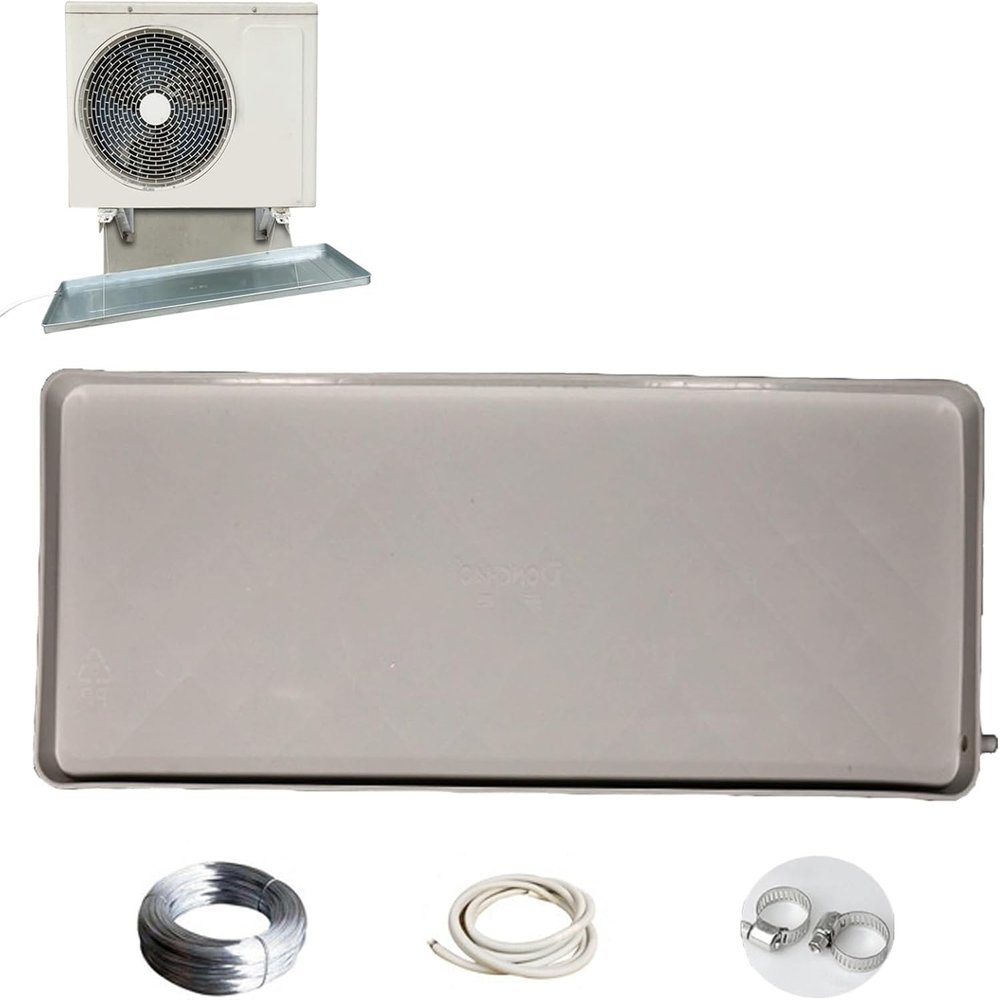 YONGYILI Air Conditioner Drip Pan Condensate Drip Tray, Indoor/Outdoor Unit Water Collecting and Drainage Plastic Drip Tray, for Window Ac and Mini Split Units Heat Pump Systems(3-5P:91x45cm/36x18in)