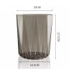 hezhuhe2258 Garbage Can Light Luxury Garbage Can Household High Value Simple Living Room Bedroom Dormitory Large Office Capacity Transparent Garbage Cans Trash Can view 2