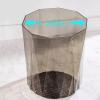 hezhuhe2258 Garbage Can Light Luxury Garbage Can Household High Value Simple Living Room Bedroom Dormitory Large Office Capacity Transparent Garbage Cans Trash Can view 3
