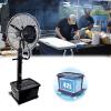 QHDPKU 26in/30in Outdoor Oscillating Misting Fan,Industrial Outdoor Spray Fan,Commercial Oscillating Pedestal Fan for Patio,Warehouse,Workshop,Factory And Basement(30inch) view 1