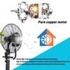 QHDPKU 26in/30in Outdoor Oscillating Misting Fan,Industrial Outdoor Spray Fan,Commercial Oscillating Pedestal Fan for Patio,Warehouse,Workshop,Factory And Basement(30inch) view 4