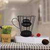 Beuiouer Coffee Pods Holder Coffee Capsules Storage Basket Kitchen Counter Storage Holders for Espresso Capsules (Small) -Black view 2