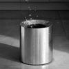 YUJUNDZSW Smart Trash Can Modern Round Trash Can, 8/12L Silver Plastic Wastebasket Open Top Garbage Container Bin for Bathrooms, Kitchen, Bedroom, Home Office Bathroom Trash Can(12L) view 4