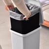 YUJUNDZSW Waste Bin Kitchen Trash Can Large Capacity Foot Pedal with Lid Living Room Bathroom Bedroom Bin, Plastic, 10L/15L Rubbish Bin(B,10L) view 4