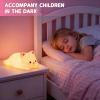 LOVERUIS Cute Night Light for Kids Cat Night-Light Baby Girl Squishy NightLight 1/3 Hour Timer Kitty Light Baby Dimmable Nursery Lamp Colorful Nightlight Gift for Kid Toddler Kawaii Bedroom (Kiki) view 3