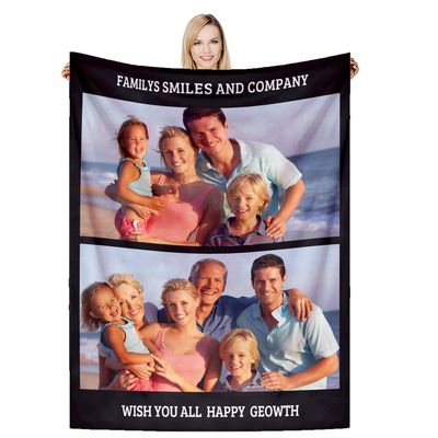 DSSHENGDS Best Mum GiftsPersonalised Blankets for BirthdayPersonalised Couples BlanketPersonalised Photo Gifts for Mum Girlfriend Her Him Anniversary Christmas-B-180 * 200