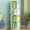 UINGBPXT Corner Bookshelf 360 Rotating Bookshelf Multi-Tier Standing Bookcase Wooden Book Rack Large Capacity Home Study Bookshelf Organizer Perfect Display view 2