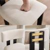 BESTANO 26 Inch Counter Stools Set of 4 Counter Height Bar Stools with Back and Black Solid Wood Legs Modern Farmhouse Linen Upholstered Kitchen Bar Stools Countertop Bar Chairs, Beige view 4