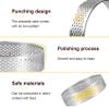 Beuiouer 12 Pack Stainless Steel Tart Rings 3 In,Perforated Cake Mousse Ring,Cake Ring Mold,Round Cake view 3