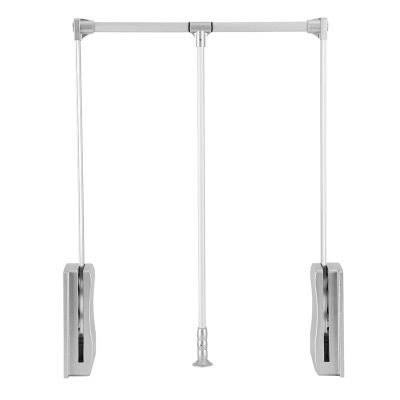 Akozon /Pull Down Adjustable Width Wardrobe Clothes Hanging Rail Soft Return Space Saving #1 Home and Family Appliance and Decor