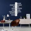 Metal Teamwork Wall Art, Metal Wall Motivational Quotes, Inspirational Wall Decor, Metal Letters, Teamwork In Business Wall Art, Word Art Wall Decor, Home Office Wall Decor (Gold, 20"x19" | 50x47cm) view 2