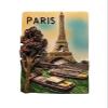 Paris, France Souvenir Handmade Polyresin Magnetic Sticker for Home & Kitchen Decoration, Refrigerator Collection view 1