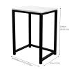 HomeLoft Basics Floor-standing Metal Storage Rack Sweeping Robot Storage Rack Living Room Sofa Next To Water Dispenser Fish Tank Rack High Foot Bottom Double-layer Storage Rack(White,23.6x15.7x31.5in) view 2