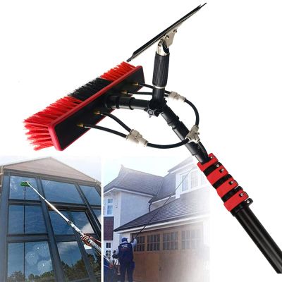 Window Cleaning Pole/water Fed Telescopic Brush/extendable Cleaner Conservatory Roof Suitable for Photovoltaic Panel Cleaningtrucks Windows Window Glass Cleaning Poles Telescopic Water Fed B