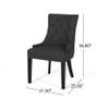 1-CHENEY DINING CHAIR - KD MP2(set of 2),Dark Gray Seating for Dining 30.25x23.25x23(LxWxH)-49.93KG view 2