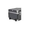 HomeStock Rustic Romance Heavy Duty 30" Under Bed College Storage Trunk with Lock, Latch Closure Type, 15.75" D x 30" W x 12.25" H, Ideal Camp Dorm Room Trunk Footlocker Slate Gray view 3