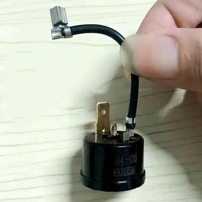 CJGHJNFF B94-120 Refrigerator Freezer Compressor Overheat Overload Protector with Line Protector (2PCS)