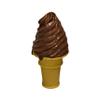 Wreaths by GE Fake Soft Serve Ice Cream Cone Decor  Faux Ice Cream Display  Choose Vanilla, Chocolate or Sprinkles  Tiered Tray & Summer Decor (Chocolate) view 1