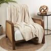SARO LIFESTYLE Warmth of Chenille Knit Throw view 3