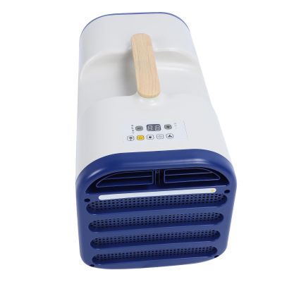 Evaporative Air Cooler, 5200BTU Low Noise Heating and Cooling Dual Use Lightweight Versatile Portable Small Air Conditioner for Kitchen (US Plug 110V)