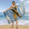 VFKLT World War 2 Aircraft Airplane Beach Towel Lightweight Microfiber Swim Pool Towel Soft Oversized Bath Towel Travel Blanket for Beach Yoga Gym Camping Women Men 31.5"x63" view 4