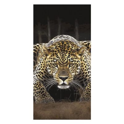 VFKLT Leopard Beach Towel Lightweight Microfiber Swim Pool Towel Soft Oversized Bath Towel Travel Blanket for Beach Yoga Gym Camping Women Men 31.5""x63"", 160x80cm