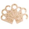 Rooyar Babys Wardrobe Natural Wood Clothing Size Dividers Babys Clothes Hanger with Engraved Number Babys Shower view 1