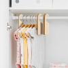Rooyar Babys Wardrobe Natural Wood Clothing Size Dividers Babys Clothes Hanger with Engraved Number Babys Shower view 4