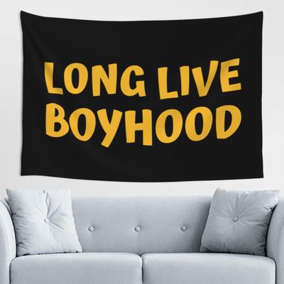 Maikeway Long-Live Boyhood Tapestry 60x40 Flag For Room Livingroom Bedroom Wall Flag Hanging Decor Banner Sign