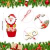 Blulu 18 ft Candy Garland for Christmas Tree Christmas Garlands Banners Gingerbread Decorations Candy Garland Hanging Ornaments for Xmas Tree Kitchen Wall Decor view 2