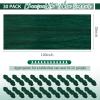 30 Pack Emerald Green Table Runner 10Ft Cheesecloth Table Runner Long Boho Cheese Cloth Table Runners Romantic Sheer Fabric Gauze Table Runners for Wedding Party Bridal Shower view 2
