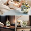 Cloudpower Wind Up Alarm Clock Metal Wind Up Twin Bell Alarm Clock Mechanical Double Bell Manual Desktop Clock with Horseshoe Vintage Decorative Silent Non Ticking for Bedroom Living Room Office Gold view 4
