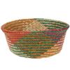 Hperu Seagrass Storage Basket Seagrass Belly Storage Basket with Handles Woven Foldable Storage Pot Plant Basin Cover for Laundry Groceries Picnic Beach Bag (S), 22*20cm view 3