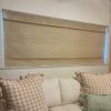 LUSTROWIN Custom Cordless Flax Roman Window Shades with Valance, Window Blinds Light Flitering Window Treatment Shades for Indoor Windows, Cream, 27" W x 64" H view 2
