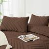 Andency Brown Twin/Twin XL Comforter Set, Twin Bed Comforter for College Dorm Girls Boys Kids Boho Soft Warm Cute Comforter, 2 Pieces Aesthetic Chevron Bohemian Bedding Set view 4