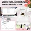 FiayaCom Audio Guest Book Wedding Phone with One-Touch Playback & Adjustable Volume for Wedding, Anniversary, Birthday Parties, Tattle Phone for Classroom(Art Deco, White) view 4