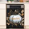 RTHDG Happy Fall Pumpkin Magnetic Dishwasher Door Cover for Kitchen Decorate, Farmhouse Pumpkin Refrigerator Magnetic Cover Home Appliances Stickers Cabinet Decals - (23" x 26" Magnet) view 3