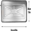 YONGYILI Air Conditioner Condensate Drain Pan, Stainless Steel Drain Pan for Air Conditioner Outdoor Unit, Window Ac Drip Cushion Water Collecting Drainage Pan(1-2p) view 2
