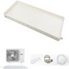 YONGYILI Plastic Drain Pan Air Conditioner Drip Tray Spill Tray Water Tray for Portable Window Air Conditioner Outdoor Unit(with 157in Water Pipe,36x18in) view 1
