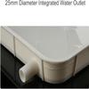 YONGYILI Plastic Drain Pan Air Conditioner Drip Tray Spill Tray Water Tray for Portable Window Air Conditioner Outdoor Unit(with 157in Water Pipe,36x18in) view 4