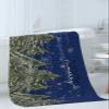 Forest Snow Tree Bath Towels for Bathroom Set - Christmas Winter Snowflake Navy Green Luxury Microfiber Towels Gifts for Women,Quick Dry Beach Kitchen Hand Towel and Dish Washcloth Yoga Towels+Set view 3