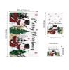 Snowman Bath Towels for Bathroom Set - Christmas Snowflake Buffalo Tree Luxury Microfiber Towels Gifts for Women,Quick Dry Beach Kitchen Hand Hair Face Towel and Dish Washcloth Yoga Workout Towels+Set view 4