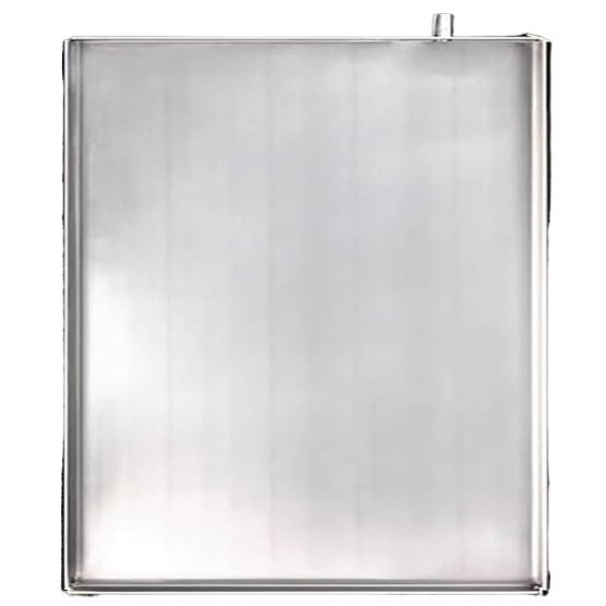 YONGYILI Stainless Steel Air Conditioner Drip Tray, Durable Air Conditioner Tray Drip Pan, Indoor Central Air Conditioning Drip Pan Water Tray with Drain Hole & Hose(5p)