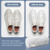 Shoe Washing Machine Bag, 360 Wrap-around Cleaning Laundry Bags with 2 Adjustable Shoe Trees, Reusable Wash Bag Lockable Zipper with Fluffy Fibers for Sneaker Gym view 3
