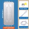 YONGYILI Air Conditioner Condensate Drain Pan, Outdoor Stainless Steel Universal Ac Drip Cushion Water Collecting Drainage Pan with Drain Kit, for Window Ac and Mini Split Units(93x44cm,5m water pipe) view 2
