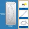 YONGYILI Window Air Conditioner Drain Kit, Metal Water Tray, Condensate Drip Pan, Drain Pan, Large Drip Tray(37x17in,118in Water Pipe) view 2