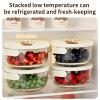 2024 New Draining Basket with Lid, Colander Strainer Bowl with Foldable Handles, Multi-Functional Double Layer Fruit and Vegetable Kitchen Sink Strainer for Washing Draining Fresh Storage (Brown) view 4