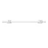 Spring Tension Curtain Rods Short Tension Rod (White, 30" to 50"-2Pcs 2 hooks) view 1