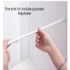 Spring Tension Curtain Rods Short Tension Rod (White, 30" to 50"-2Pcs 2 hooks) view 3